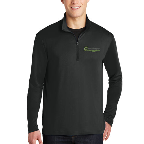 Nursing Home & Rehab - PosiCharge Competitor 1/4 Zip Pullover - Grey/Green Thumbnail
