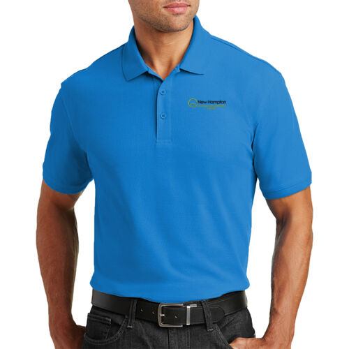 Nursing Home & Rehab - Core Classic Pique Polo - Black/Green Thumbnail